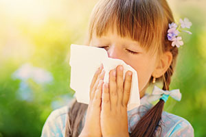 Allergies - blowing nose